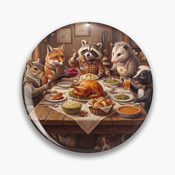 Item preview, Forest Friends Thanksgiving Feast designed and sold by graficsfx.