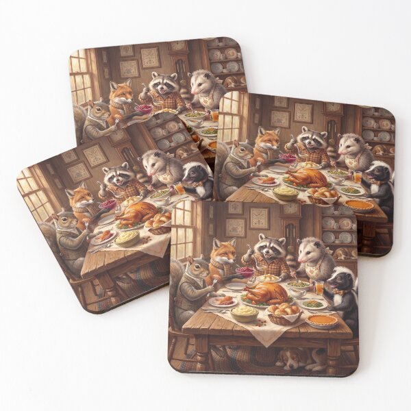 Item preview, Forest Friends Thanksgiving Feast designed and sold by graficsfx.