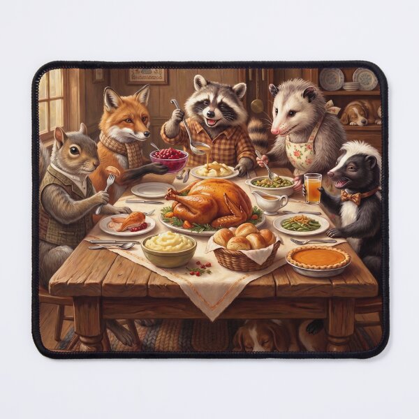 Item preview, Forest Friends Thanksgiving Feast designed and sold by graficsfx.