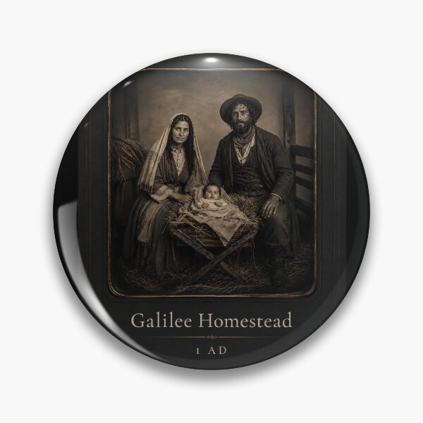 Item preview, Galilee Homestead 1 AD Vintage Holy Family Daguerreotype designed and sold by Alt Christian.