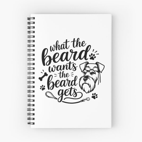 Item preview, What The Beard Wants Schnauzer Dog Mom Dad designed and sold by AntiqueImages.