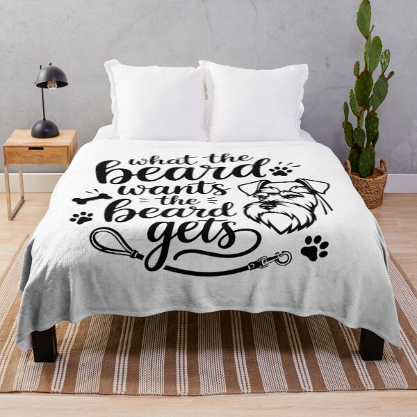 Item preview, What The Beard Wants Schnauzer Dog Mom Dad designed and sold by AntiqueImages.