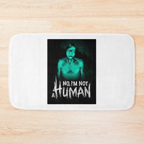 Item preview, NO IM NOT A HUMAN (INDIE HORROR VIDEO GAME POSTER) designed and sold by Python Designs .