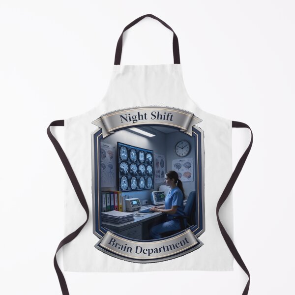Item preview, Night Shift Brain Department Neuroscience Nurse Gift designed and sold by YMLux.