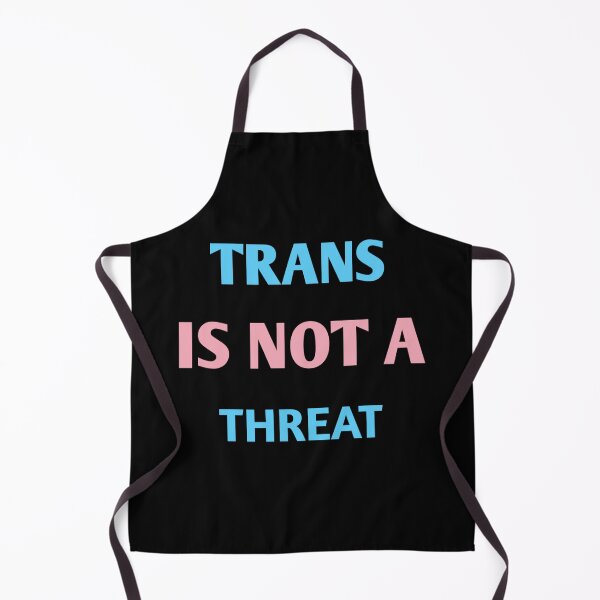 Item preview, Trans is Not a Threat Human Rights Awareness Art designed and sold by WildPeak Threads.