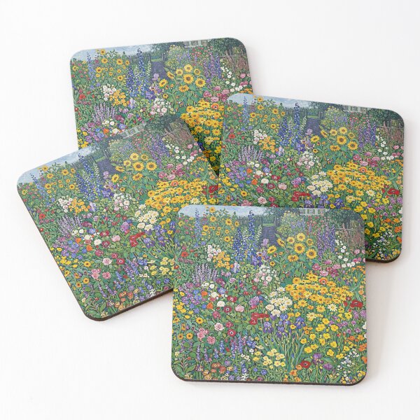 Item preview, Gustav Klimt Flower Garden designed and sold by maniacfitness.