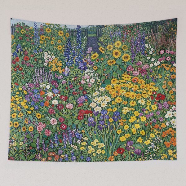 Item preview, Gustav Klimt Flower Garden designed and sold by maniacfitness.