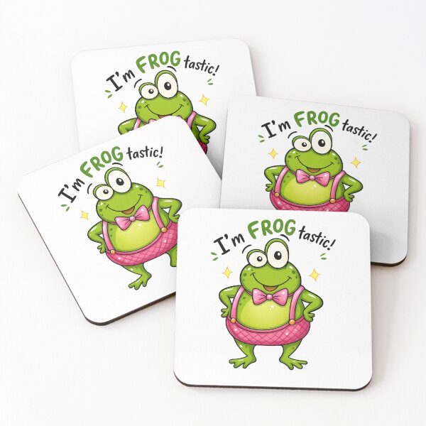 Item preview, I’m Frogtastic Cute Funny Frog Cartoon designed and sold by Rightstudio1.