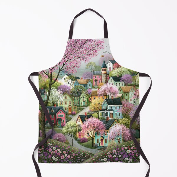Item preview, Charming Spring Village designed and sold by Blue Horse Photo Magic.