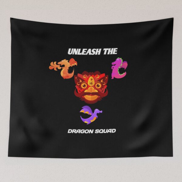 Item preview, Meet The Dragon Squad Multiple Mythological Creature Art designed and sold by TrendVault USA.