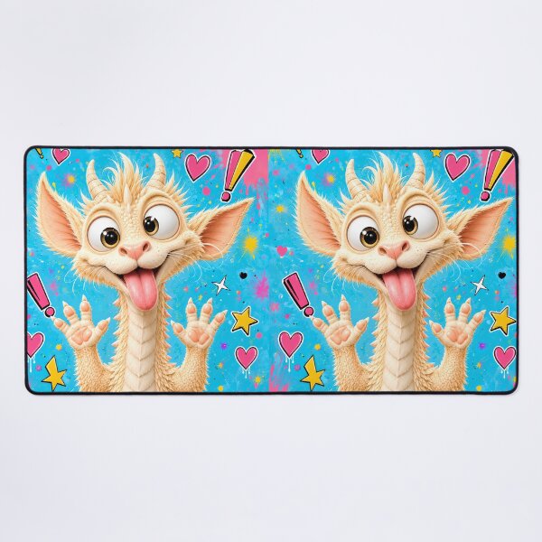 Item preview, Goofy Cream Baby Dragon Pop Art designed and sold by Rohan132.