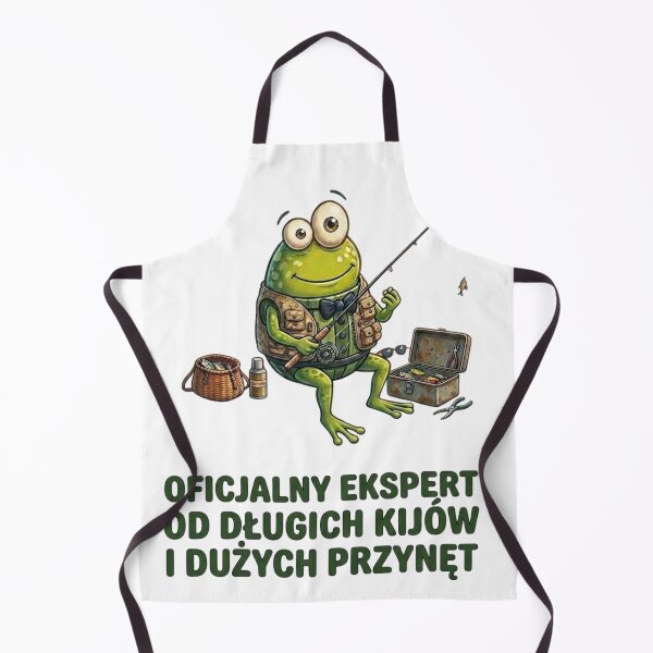 Item preview, Oficjalny Ekspert - Śmieszna Żaba Wędkarz - Polish Fishing Humor designed and sold by Rightstudio1.