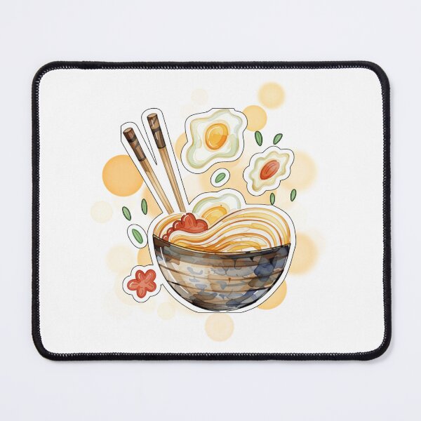 Item preview, Japanese Ramen Bowl with Chopsticks Cute Food Design designed and sold by iamKRUK.