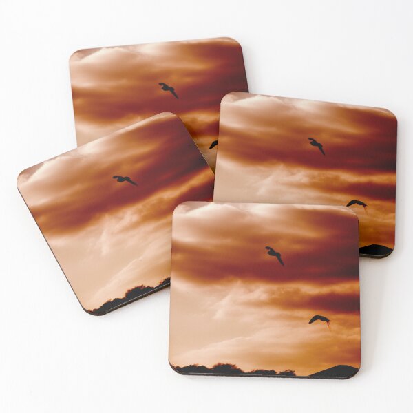 Item preview, Birds in Fiery Sunset. Dramatic Silhouette designed and sold by CCWorkfloor.