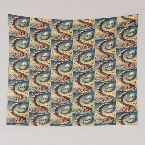 Item preview, Surreal Sky Staircase – Dreamlike Book Fantasy Art designed and sold by Dogandesighn.