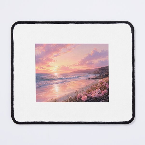 Item preview, Soft Coastal Glow at Sunset designed and sold by Abide....