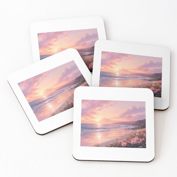 Item preview, Soft Coastal Glow at Sunset designed and sold by Abide....