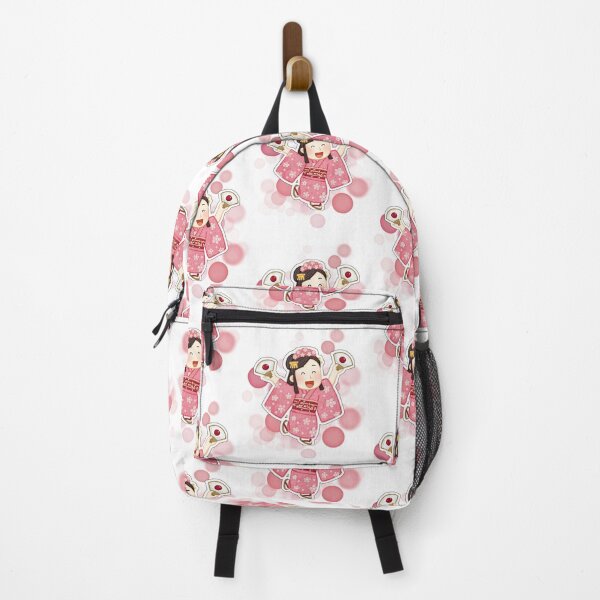 Item preview, Japanese Woman in Kimono with Fans and Japan Flag Design designed and sold by iamKRUK.
