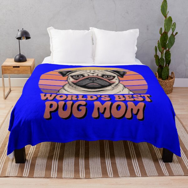 Item preview, Dog Pet Owner Art Design World Best Pug Mom designed and sold by fantasticdesign.