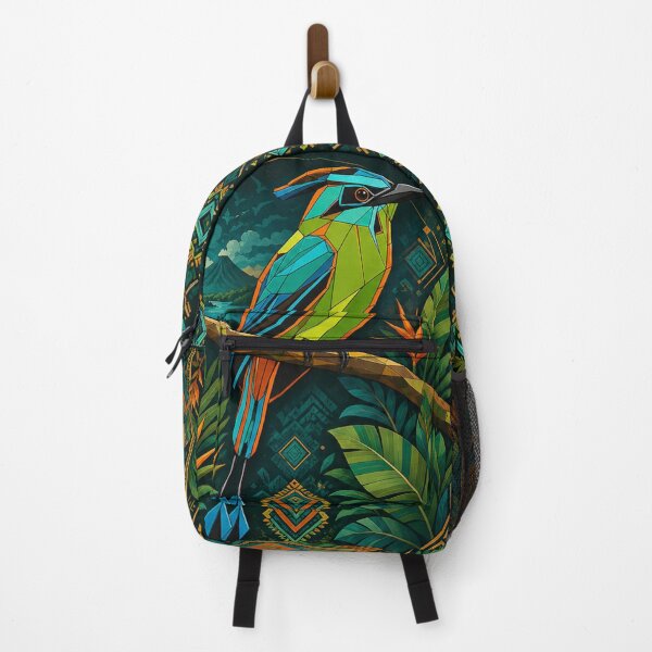 Item preview, Geometric Torogoz of El Salvador designed and sold by PixelsTelas.