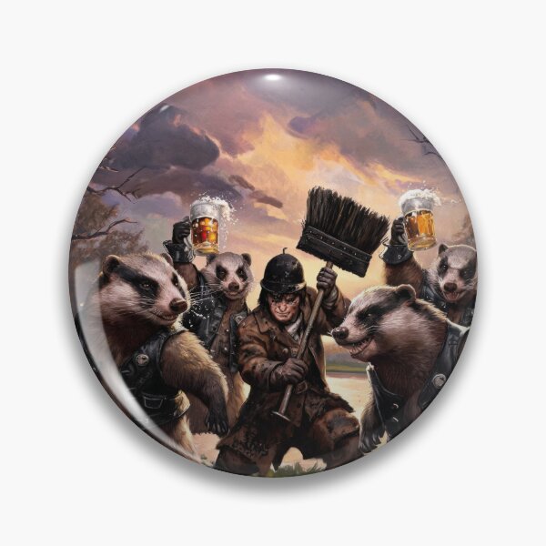 Item preview, Chimney Sweep with Beer-Drinking Badgers designed and sold by HabitableMoons.