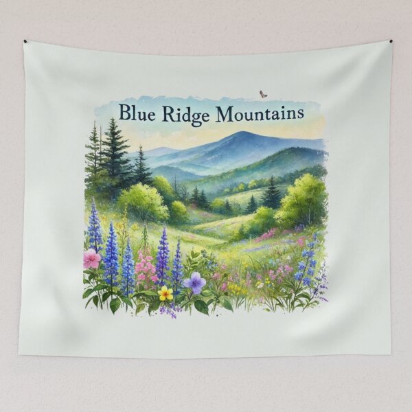 Item preview, Blue Ridge Mountains Springtime  designed and sold by SalterDesigns.