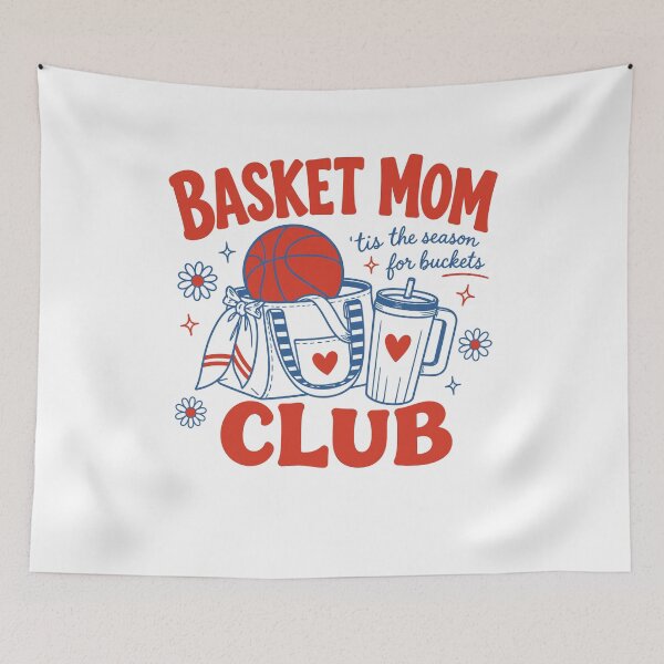 Artikelvorschau, Besketball Moms Club Sports Mom Muttertag entworfen und verkauft von gunaone-design.