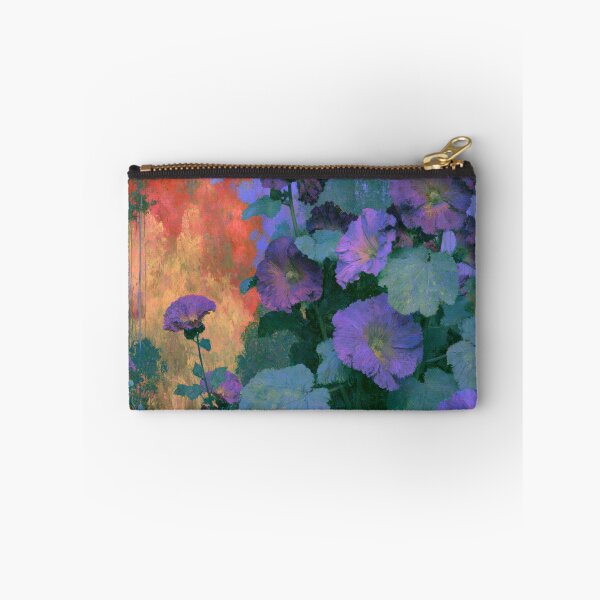 Item preview, Hollyhocks in Chromatic Fire designed and sold by Veronica Ranti.