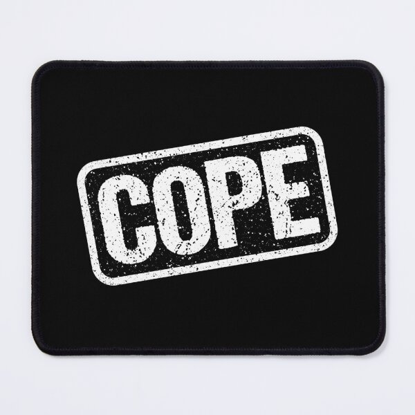 Item preview, Cope, Black and White Stamp Outline designed and sold by Memes N Lore .