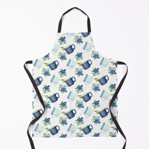 Item preview, Blueberries and Mugs Pattern designed and sold by EHampson18.