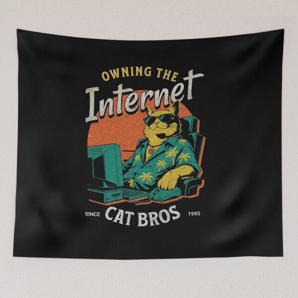 Item preview, The Cat Who Owned the Internet designed and sold by AntiqueImages.