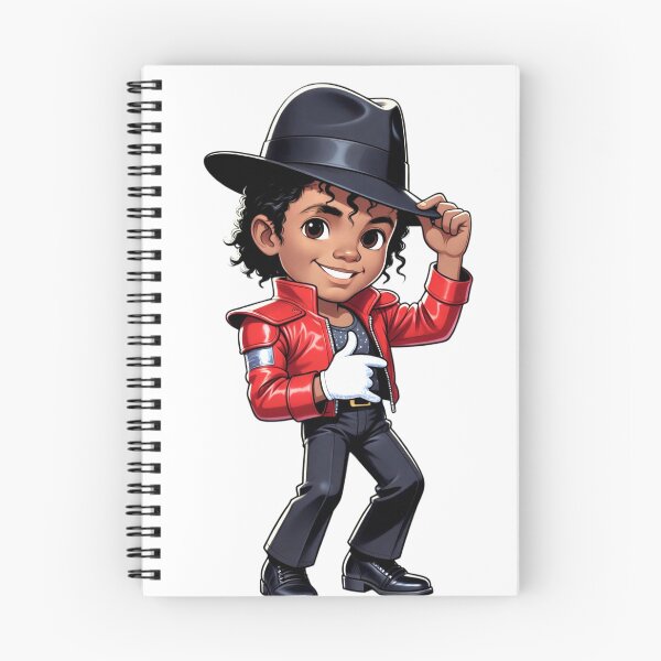 Item preview, Cute Chibi Michael Jackson Sticker – Kids Thriller Jacket Cartoon designed and sold by ExploreAura Studio.