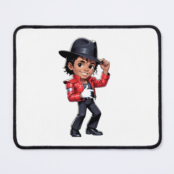 Item preview, Cute Chibi Michael Jackson Sticker – Kids Thriller Jacket Cartoon designed and sold by ExploreAura Studio.
