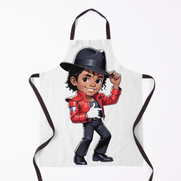 Item preview, Cute Chibi Michael Jackson Sticker – Kids Thriller Jacket Cartoon designed and sold by ExploreAura Studio.