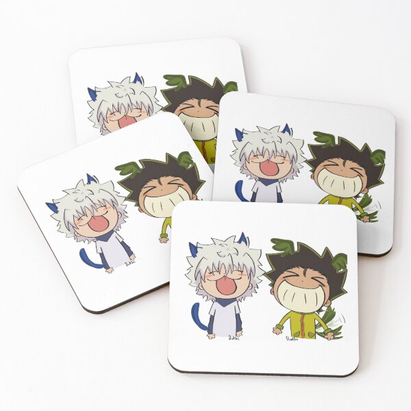 Item preview, Neko Gon and Killua Playful Chibi designed and sold by Snowdog-Art.