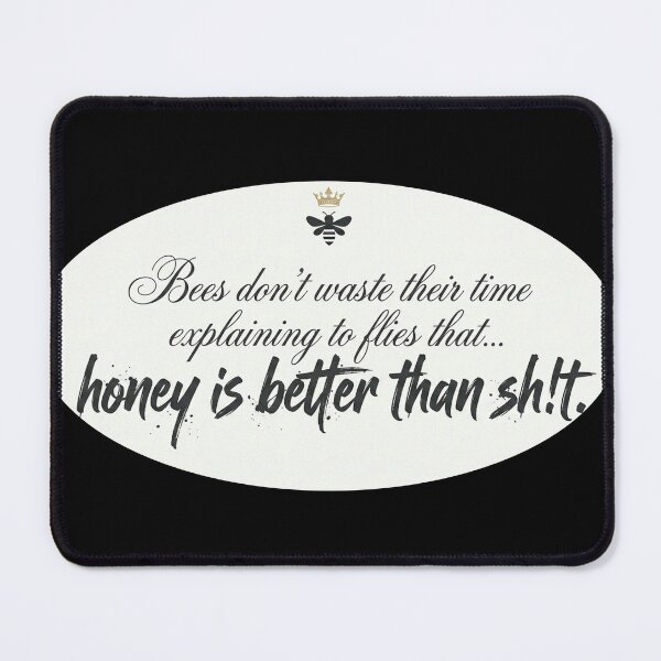 Item preview, Bees Don't Explain to Flies - Stoic Quote Vintage Insect Art  designed and sold by Tokraz-art.