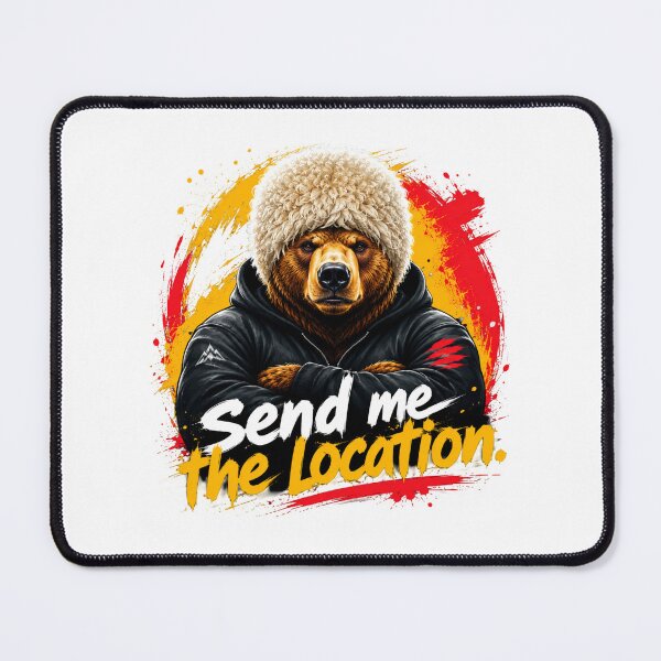 Aperçu de l'œuvre Send Me The Location MMA Quote T-Shirt Design créée et vendue par Newthingzy.