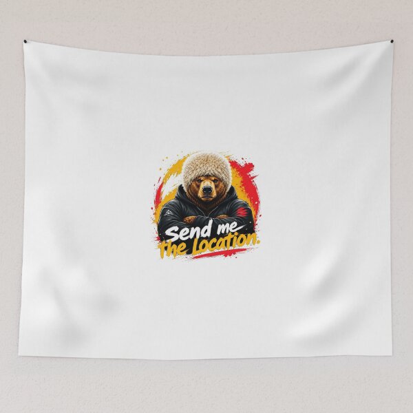 Item preview, Send Me The Location MMA Quote T-Shirt Design designed and sold by Newthingzy.