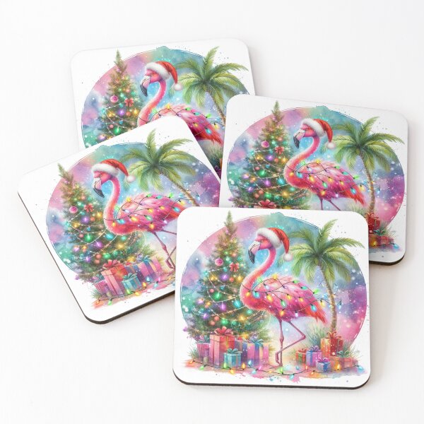 Item preview, Bright Christmas Flamingo designed and sold by EdicrisR.