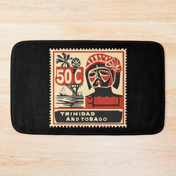 Item preview, Trinidad and Tobago Vintage Stamp - Carnival Mask designed and sold by tiigerdad.