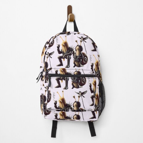 Item preview, Punk Snail Rebels - Edgy Duo in Leather designed and sold by LujziWorld.