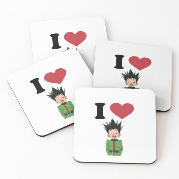 Item preview, I Love Gon Freecss Heart Sticker designed and sold by Snowdog-Art.