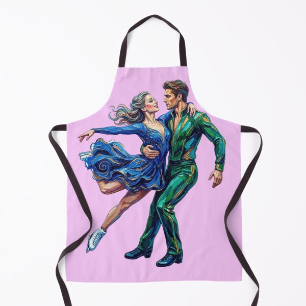 Item preview, A young man and woman, a couple of ice skaters. designed and sold by PP&RAINBOW SHOP.