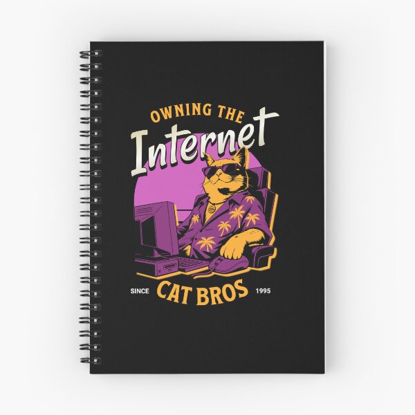 Item preview, Owning The Internet Cat Bros 1995 Retro designed and sold by AntiqueImages.