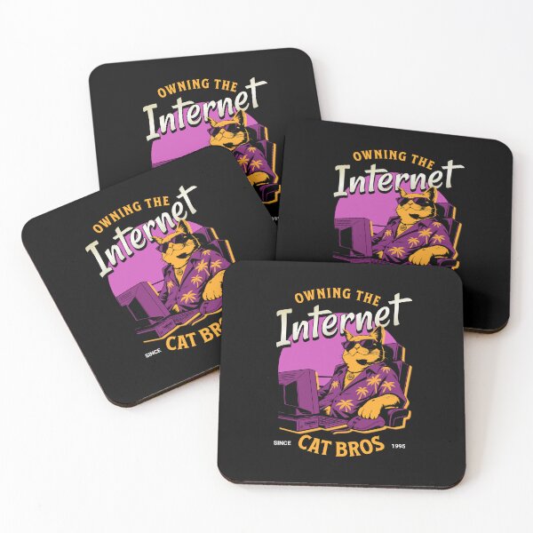 Item preview, Owning The Internet Cat Bros 1995 Retro designed and sold by AntiqueImages.