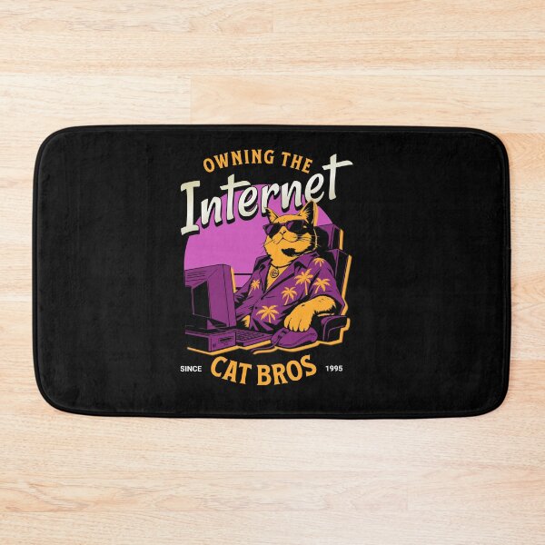 Item preview, Owning The Internet Cat Bros 1995 Retro designed and sold by AntiqueImages.