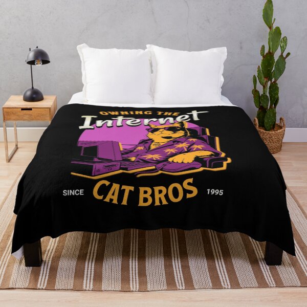 Item preview, Owning The Internet Cat Bros 1995 Retro designed and sold by AntiqueImages.