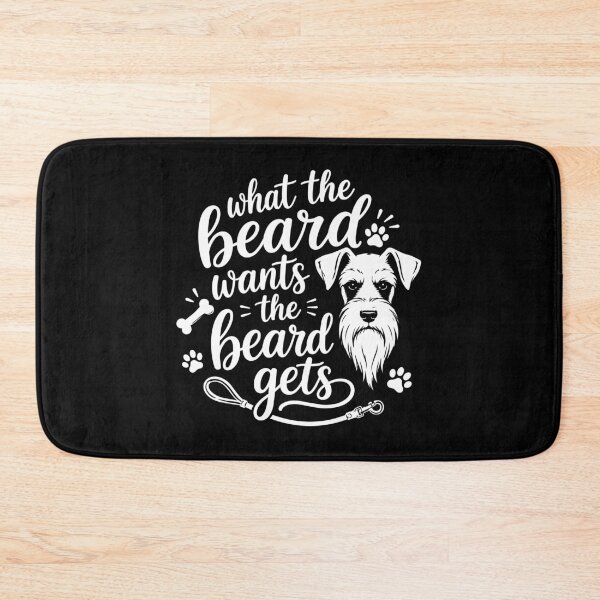 Item preview, What The Beard Wants Funny Schnauzer Dog designed and sold by AntiqueImages.