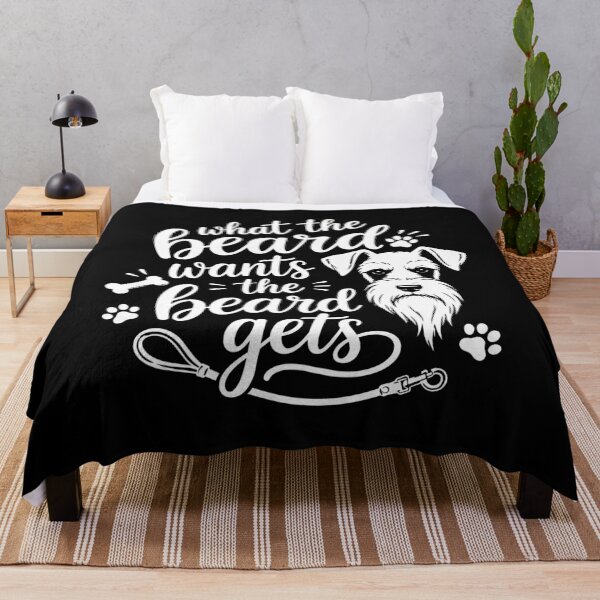 Item preview, What The Beard Wants Funny Schnauzer Dog designed and sold by AntiqueImages.