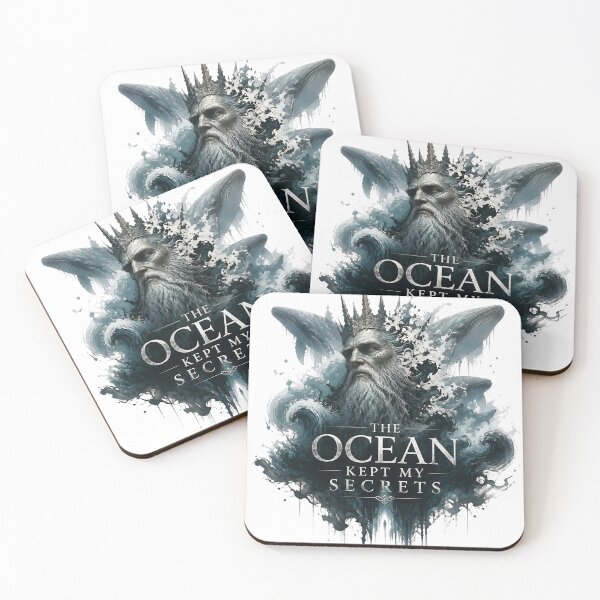 Item preview, The Ocean Kept My Secrets – Surreal Sea Deity Art designed and sold by ArtisElec.